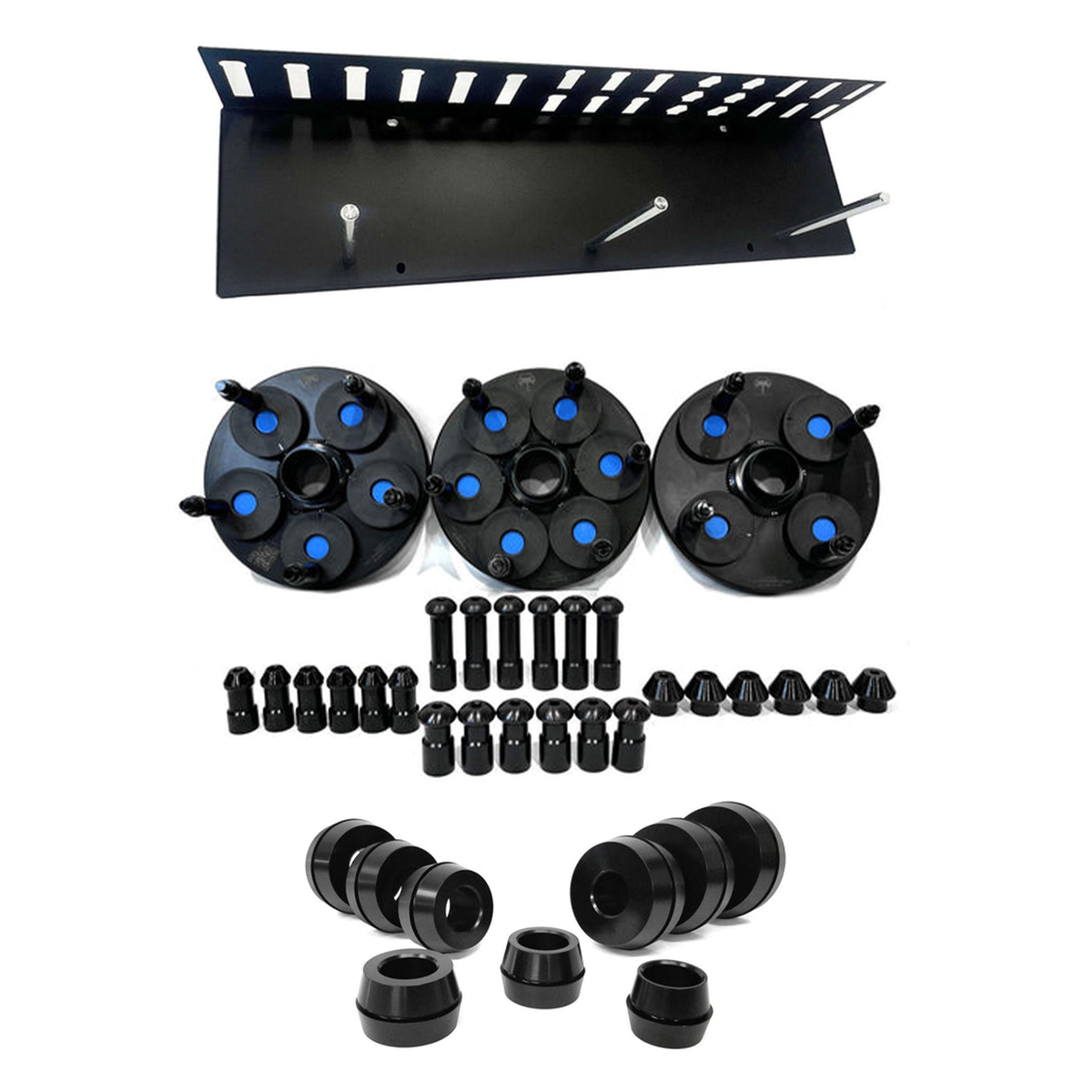 3100PROSB-40 SpeedPlate and collet set with storage board