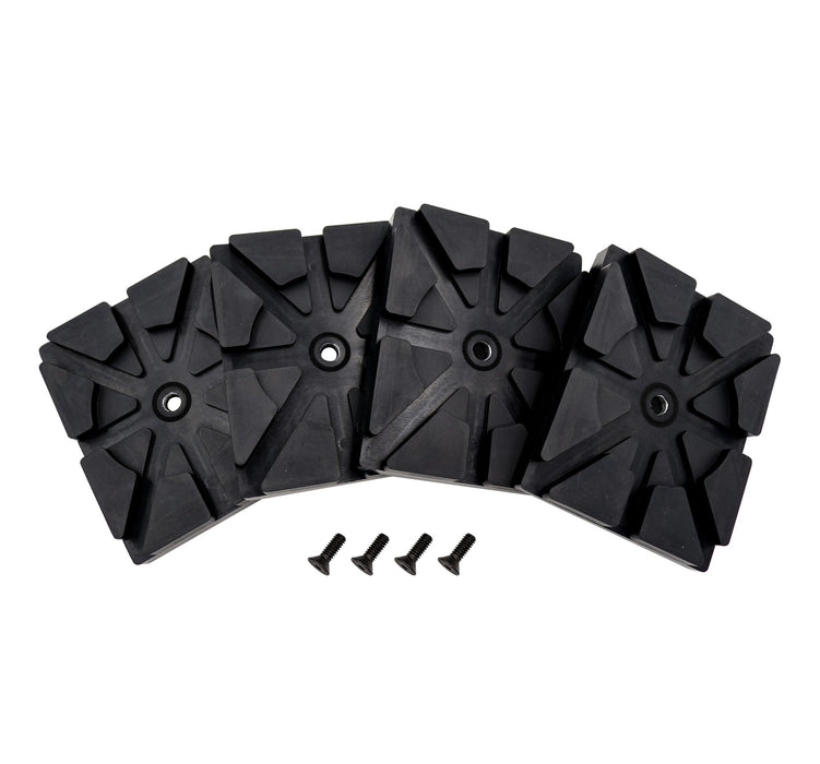 Wheeltronic rectangular rubber lift pads pack of four - Part 6528-4