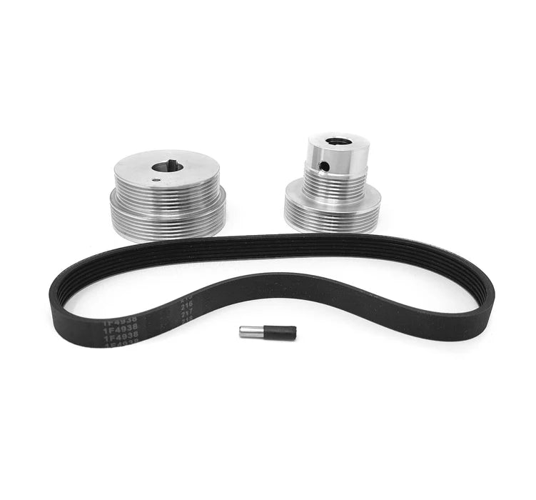 7175AL Aluminum Pulley Set with Belt for brake lathe