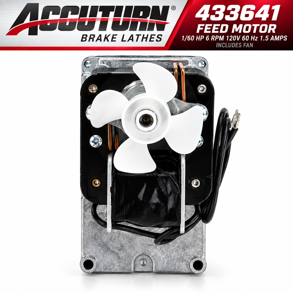 Accuturn 433641 Feed Motor for Brake Lathe 8910 8911 8920 8922