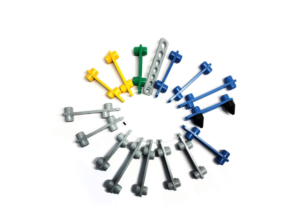 Wheel Bolt Pattern Gauge Set Incl. 15 Gauges, 2 Conical Adapters | TI79