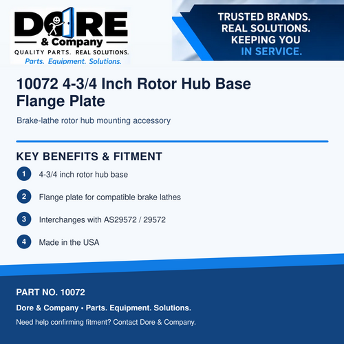 Dore and Company 10072 benefits and fitment information