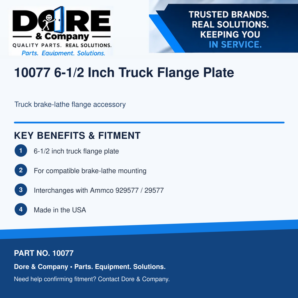 Dore and Company 10077 benefits and fitment information
