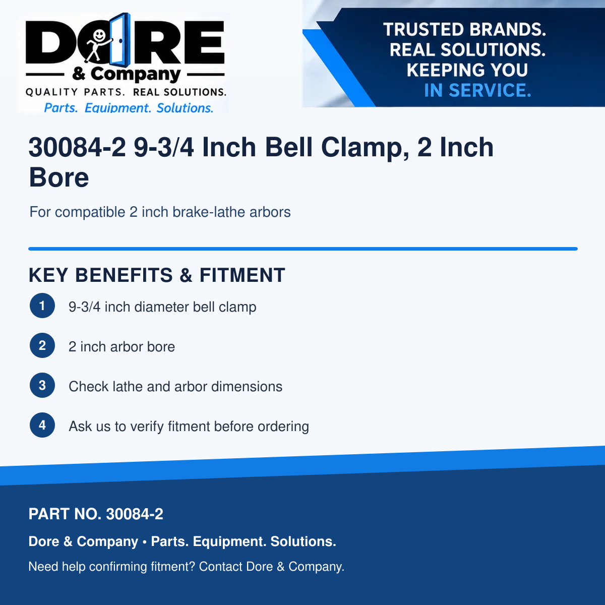 Dore and Company 30084-2 benefits and fitment information