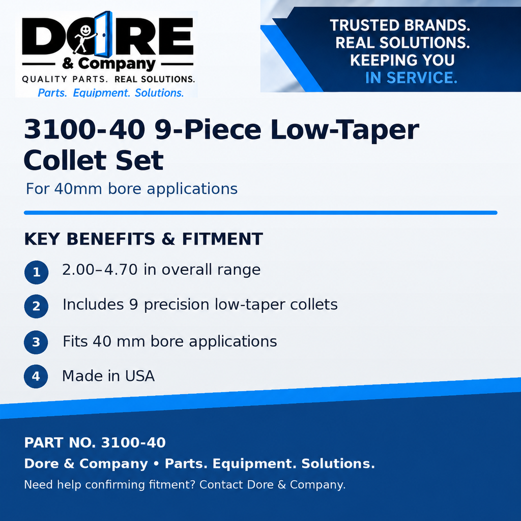 3100-40 key benefits and fitment - Dore & Company