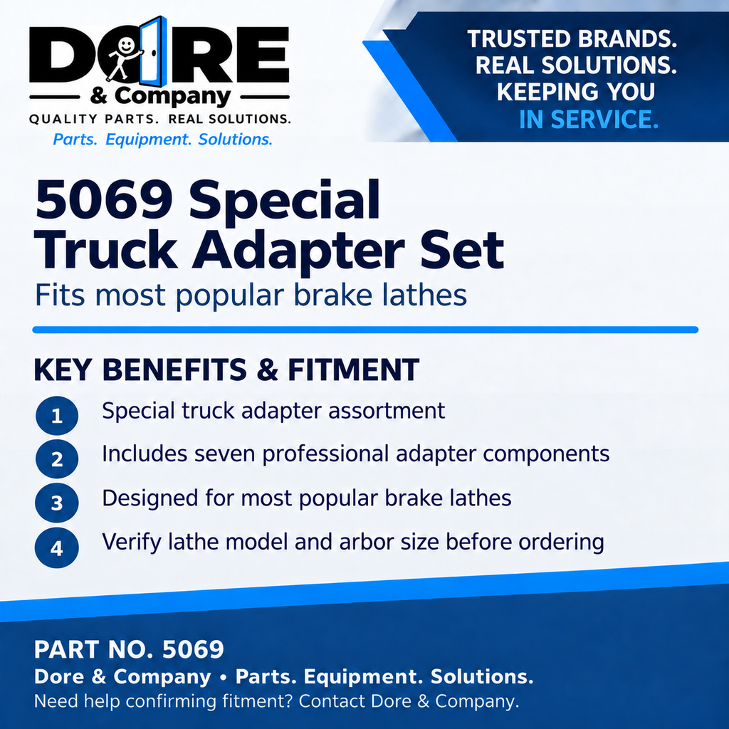 5069 Special Truck Adapter Set benefits and fitment – Dore & Company