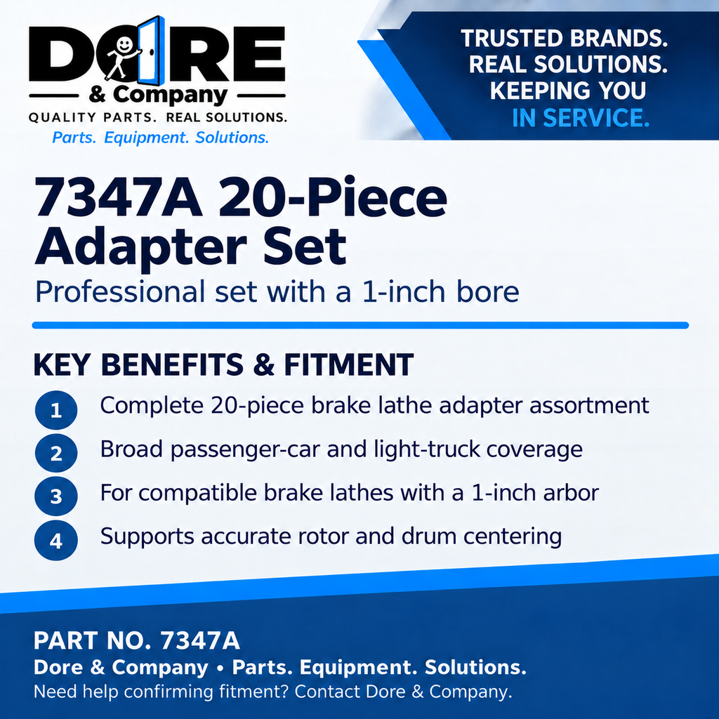 7347A 20-Piece Adapter Set benefits and fitment – Dore & Company