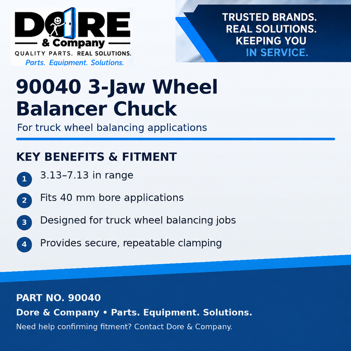 90040 key benefits and fitment - Dore & Company