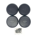Rotary waffle-style rubber lift pads pack of four - Part LP6202-3
