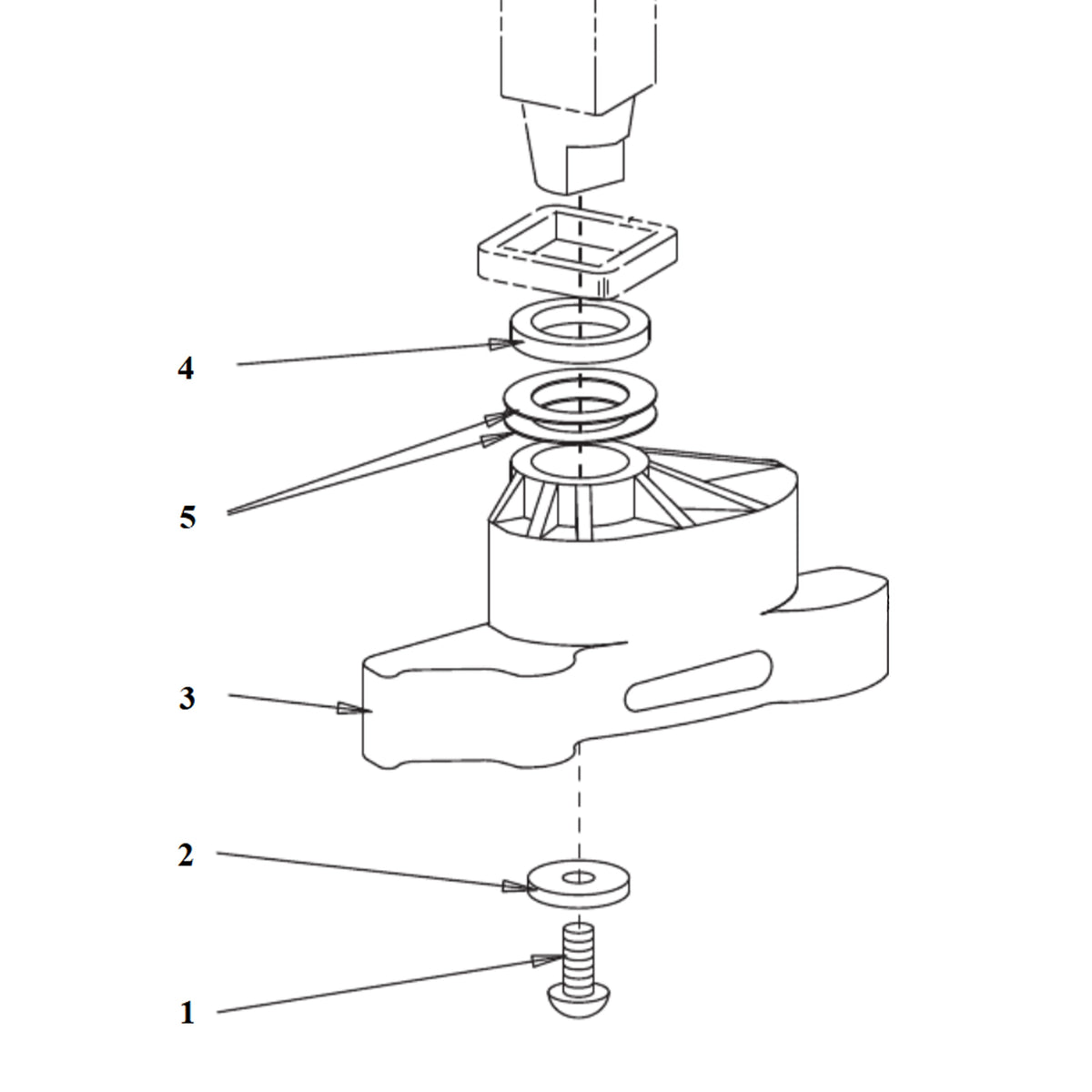 High Spoke M/D Head w/ Low Profile for Coats - USA MADE! Gray - 40 pk — supplier photo 3 of 3; part 84432USA-40