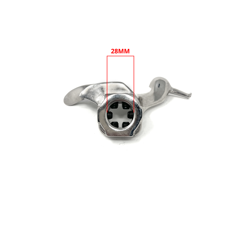 Corghi/Hunter/Cemb/Coats/EarlyHoffman Mount Demount Head (Set Screw in Front) — supplier photo 2 of 4; part 184388