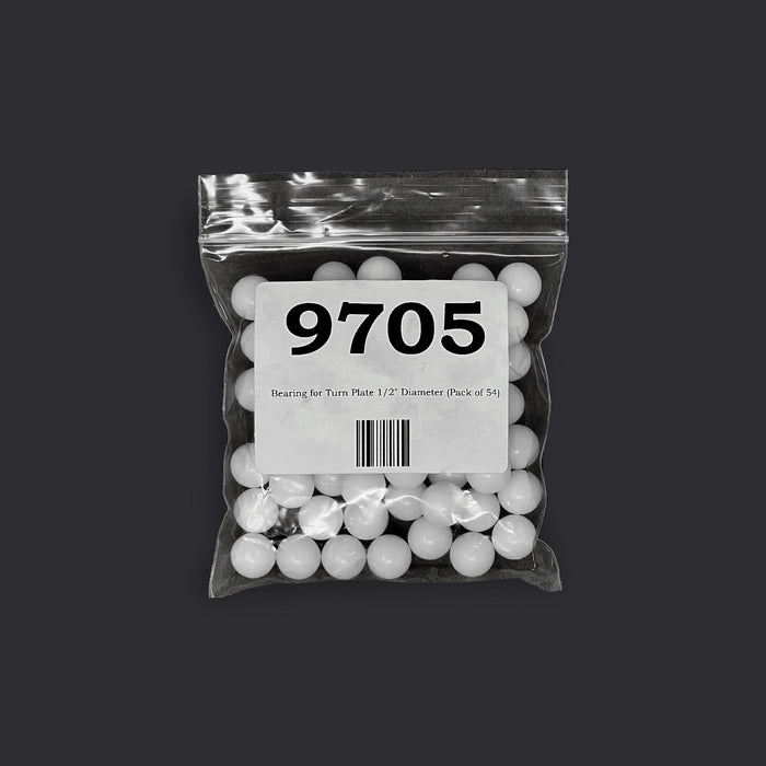 1/2" Dia. Celcon Bearings for Aligner Turnplates - 54 Pack — MT-RSR 9705 detail photo 2